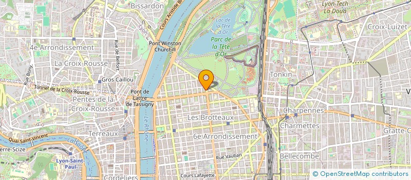 localisation de l'entreprise SCI O J D  LYON