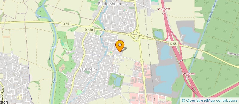 localisation de l'entreprise SCI O JOYAUX  SAUSHEIM