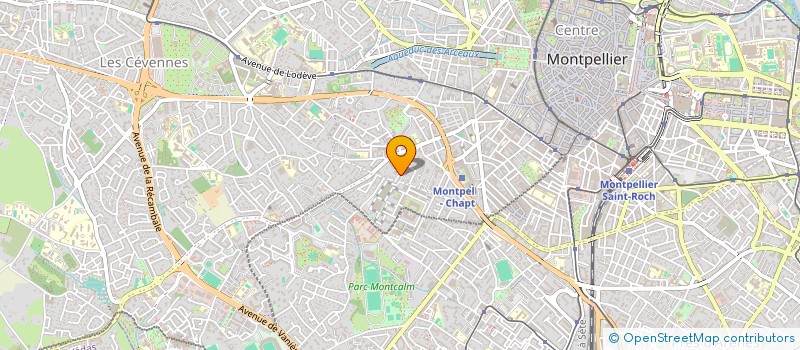 localisation de l'entreprise SCI O.L.F.C. à MONTPELLIER