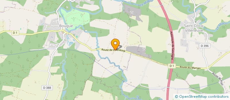 localisation de l'entreprise SCI O'LUMKAVANGO  BOUGUE