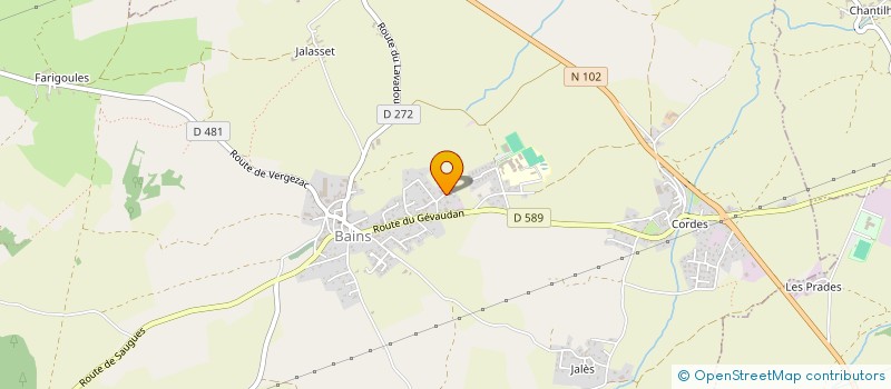 localisation de l'entreprise SCI O.LY  BAINS