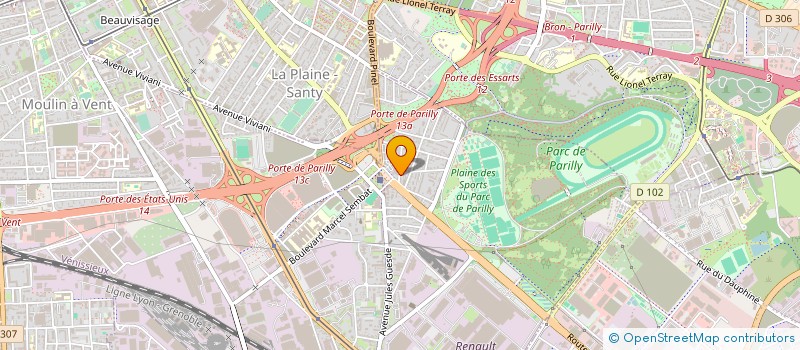 localisation de l'entreprise SCI O.M.  VENISSIEUX