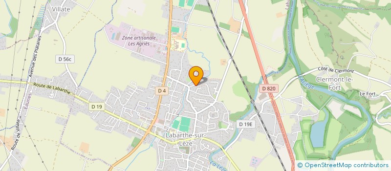 localisation de l'entreprise SCI O-M à LABARTHE-SUR-LEZE