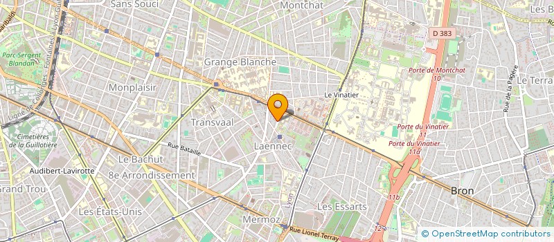 localisation de l'entreprise SCI O & M  LYON