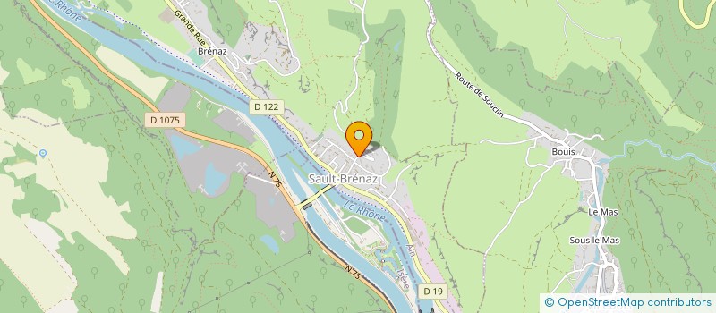 localisation de l'entreprise SCI O.M.L.  SAULT-BRENAZ