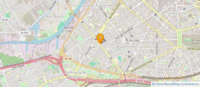 localisation de l'entreprise SCI O.M.Z à LILLE