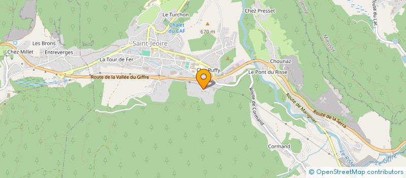 localisation de l'entreprise SCI O MOLE  SAINT-JEOIRE