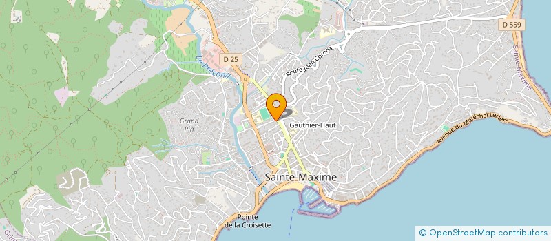 localisation de l'entreprise SCI O.N.I. à SAINTE-MAXIME