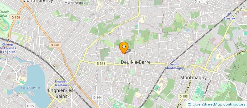 localisation de l'entreprise SCI O'NEL  DEUIL-LA-BARRE