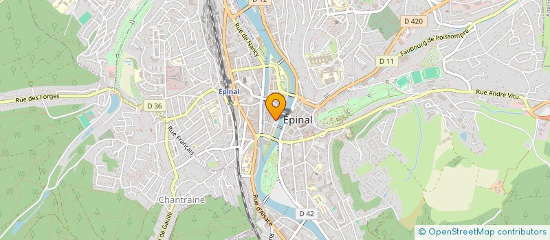localisation de l'entreprise SCI O. ONE à EPINAL
