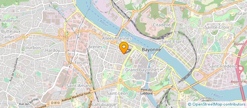 localisation de l'entreprise SCI O.P.H. BAYONNE à BAYONNE