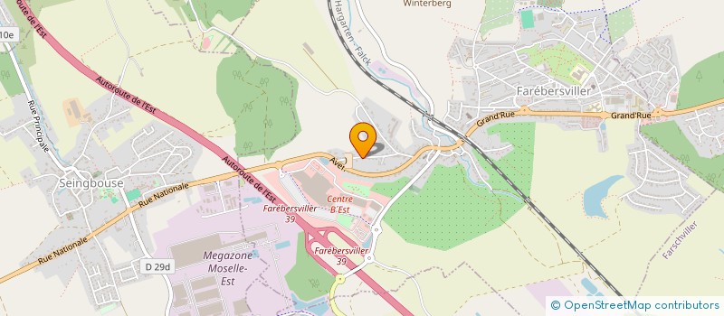 localisation de l'entreprise SCI O P M  FAREBERSVILLER