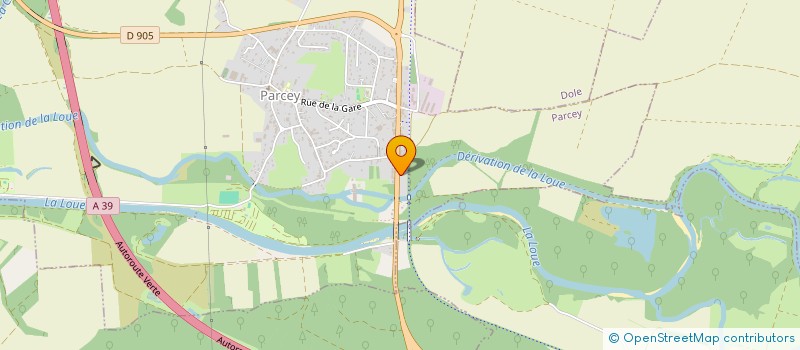localisation de l'entreprise SCI O P'TIT LOUE  PARCEY