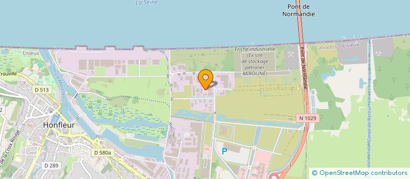 localisation de l'entreprise SCI O-R 15 à HONFLEUR