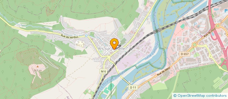 localisation de l'entreprise SCI O R C  JUSSY