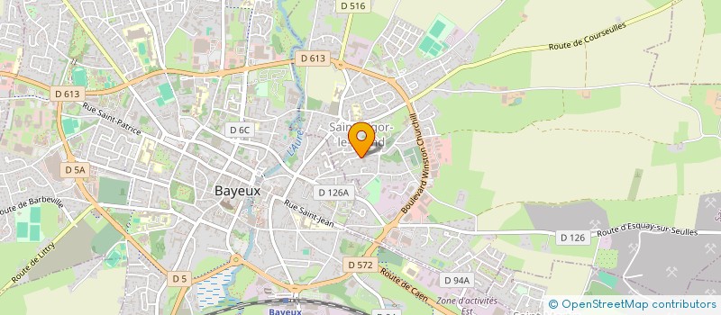 localisation de l'entreprise SCI O.R.E.  BLAY