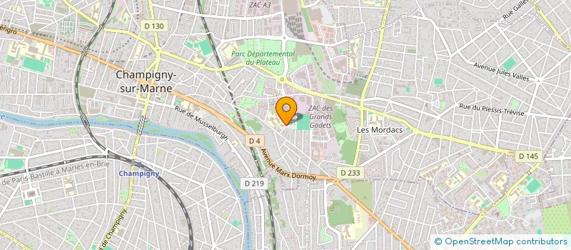 localisation de l'entreprise SCI O.S  CHAMPIGNY-SUR-MARNE