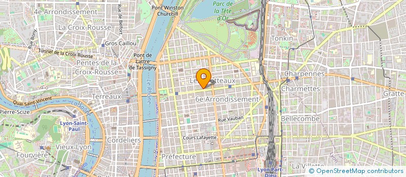 localisation de l'entreprise SCI O.S.E.R.  LYON