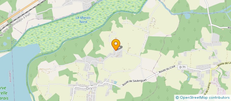 localisation de l'entreprise SCI O'SYGUIZ  ORX