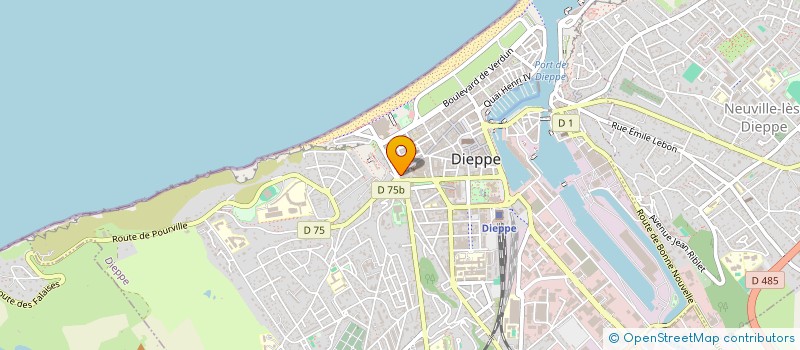 localisation de l'entreprise SCI O.T.S.B.  DIEPPE