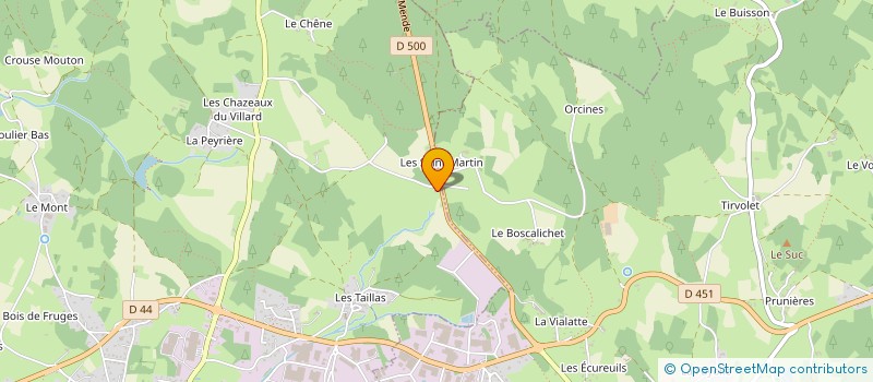 localisation de l'entreprise SCI O.V.M.3.F. à SAINTE-SIGOLENE