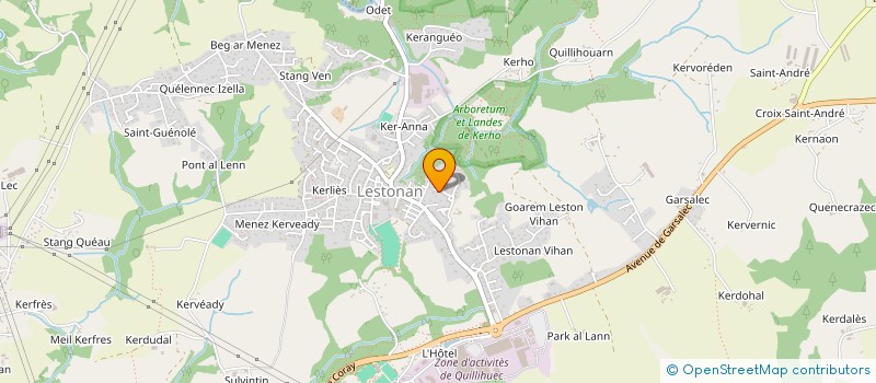 localisation de l'entreprise SCI O VEN DERO  ERGUE-GABERIC