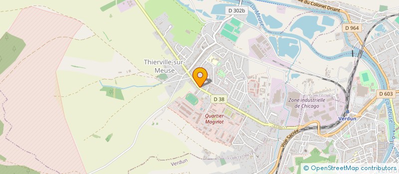 localisation de l'entreprise SCI O&Z INVEST à THIERVILLE-SUR-MEUSE