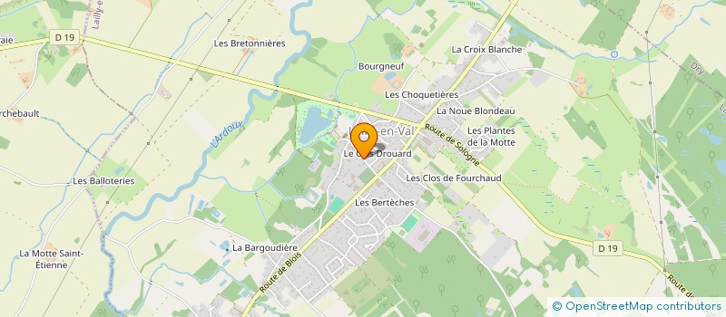 localisation de l'entreprise SCI O2T IMMO à LAILLY-EN-VAL
