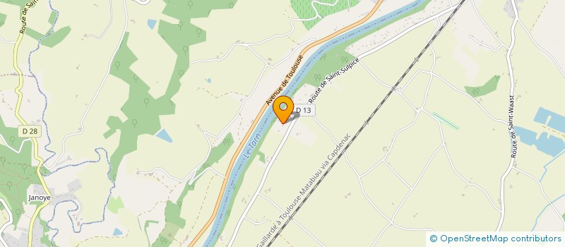 localisation de l'entreprise SCI O3B  COUFOULEUX