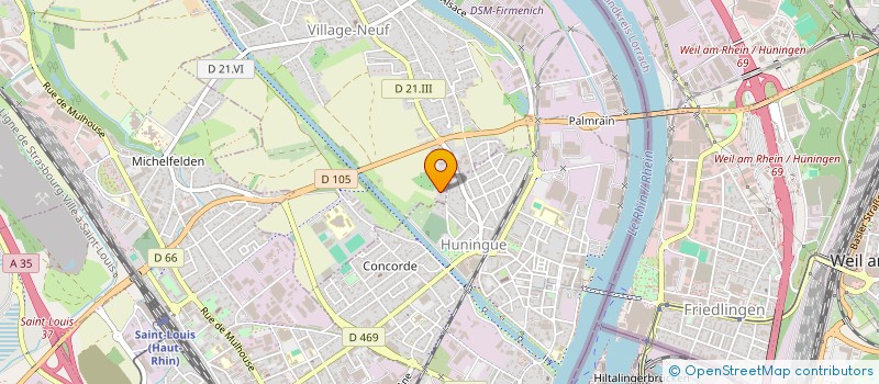 localisation de l'entreprise SCI O3P  VILLAGE-NEUF