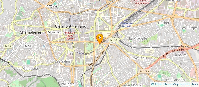 localisation de l'entreprise SCI O6 G B  CLERMONT-FERRAND