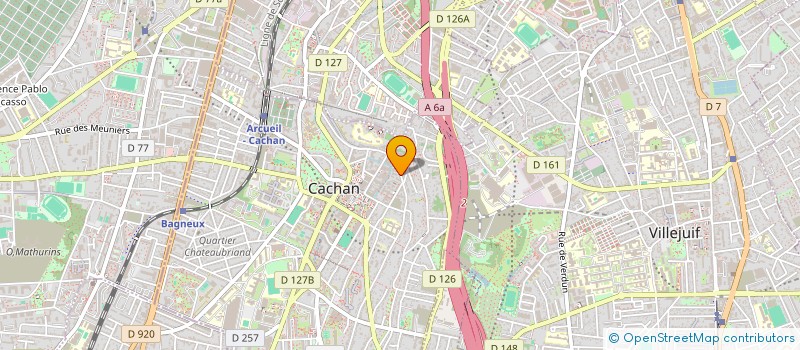 localisation de l'entreprise SCI OAK  CACHAN