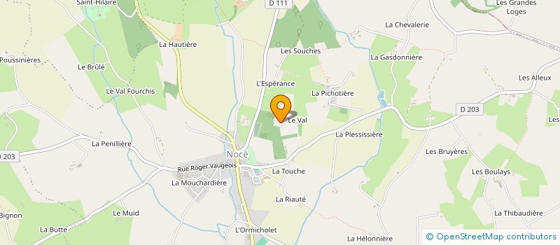 localisation de l'entreprise SCI OAKS à PERCHE-EN-NOCE