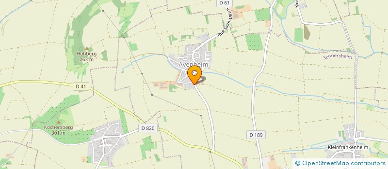 localisation de l'entreprise SCI OALT  SCHNERSHEIM