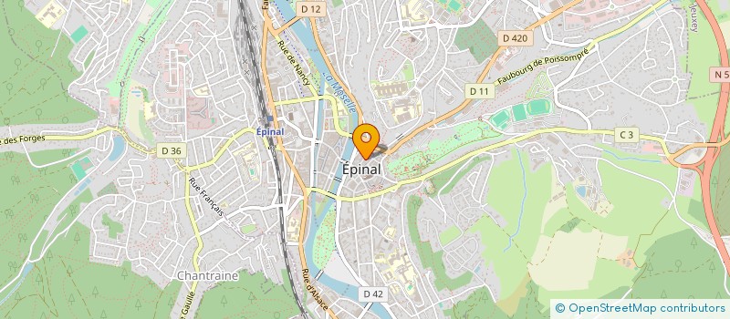 localisation de l'entreprise SCI OAM IMMO à EPINAL