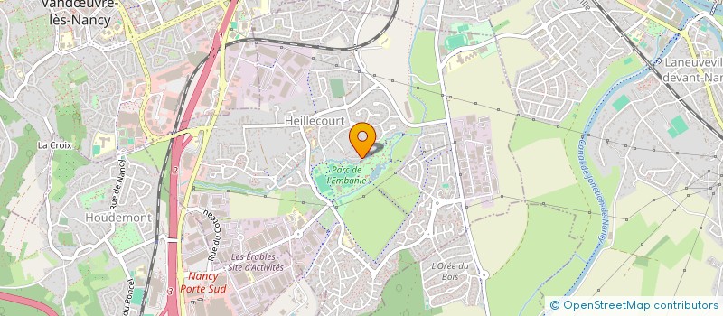 localisation de l'entreprise SCI OANA  HEILLECOURT