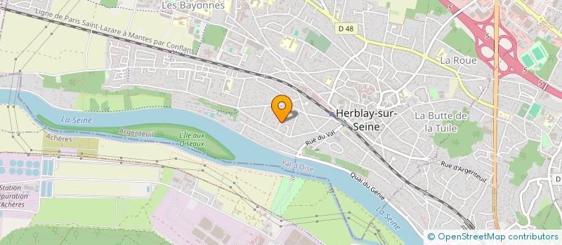 localisation de l'entreprise SCI OANE  HERBLAY-SUR-SEINE