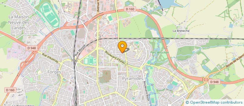 localisation de l'entreprise SCI OASIS  LA ROCHE-SUR-YON