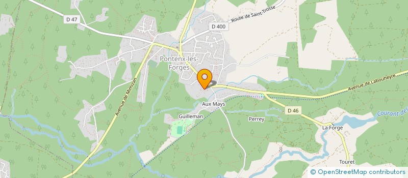 localisation de l'entreprise SCI OASIS  PONTENX-LES-FORGES