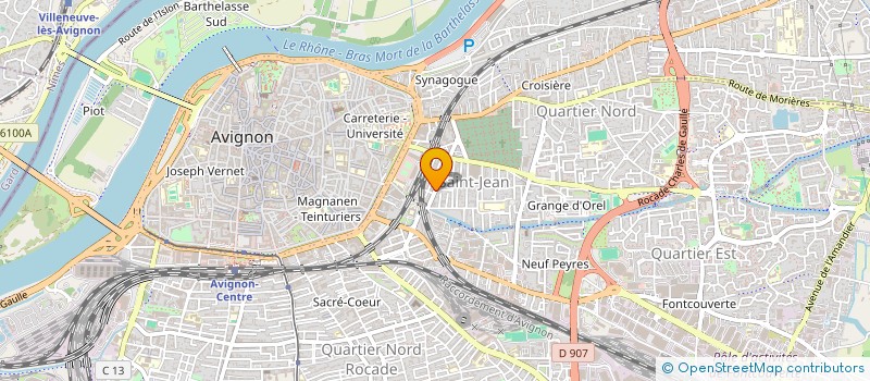 localisation de l'entreprise SCI OASIS  AVIGNON