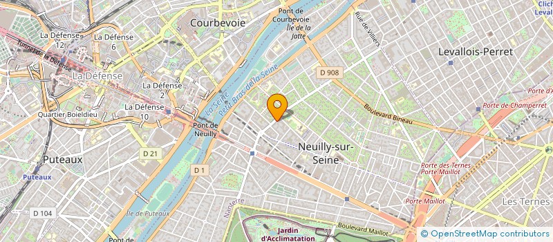localisation de l'entreprise SCI OASIS à NEUILLY-SUR-SEINE