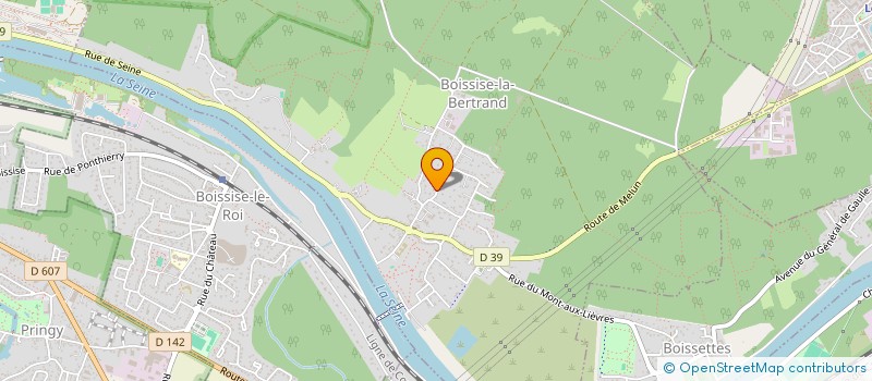 localisation de l'entreprise SCI OASIS  BOISSISE-LA-BERTRAND