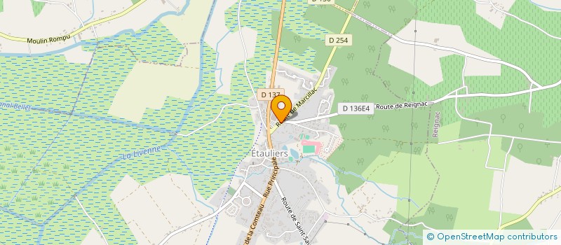 localisation de l'entreprise SCI OASIS  ETAULIERS