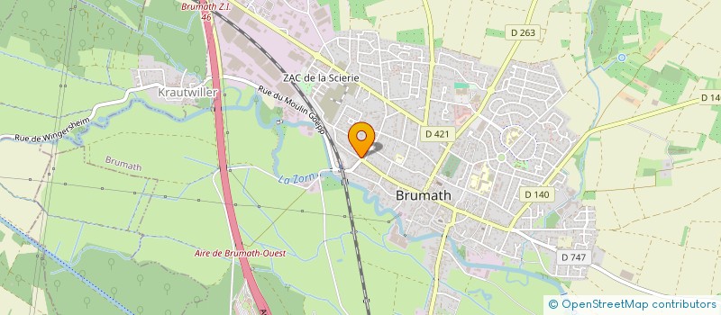 localisation de l'entreprise SCI OASIS  WINGERSHEIM LES QUATRE BANS