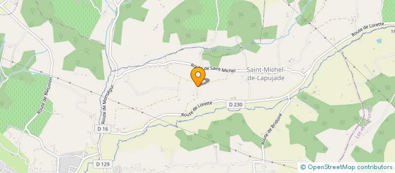 localisation de l'entreprise SCI OASIS AHMARA  GIRONDE-SUR-DROPT