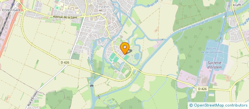 localisation de l'entreprise SCI OAZE  ERSTEIN