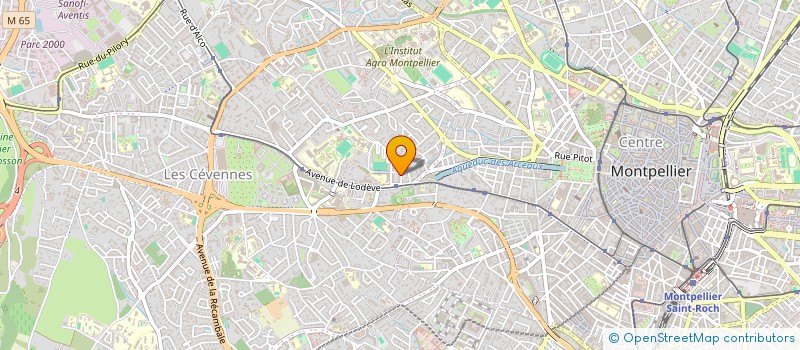 localisation de l'entreprise SCI OB HABITAT à MONTPELLIER