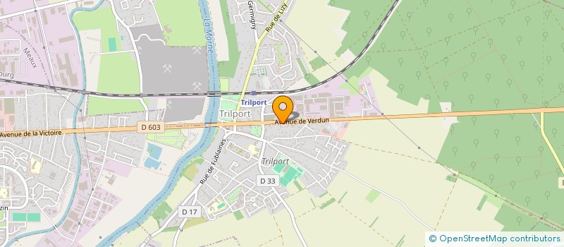 localisation de l'entreprise SCI OBAKAS  TRILPORT