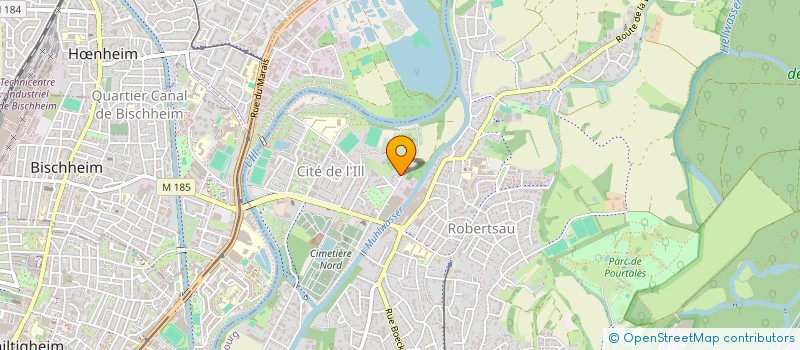 localisation de l'entreprise SCI OBAN  STRASBOURG