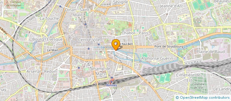 localisation de l'entreprise SCI OBANA  RENNES